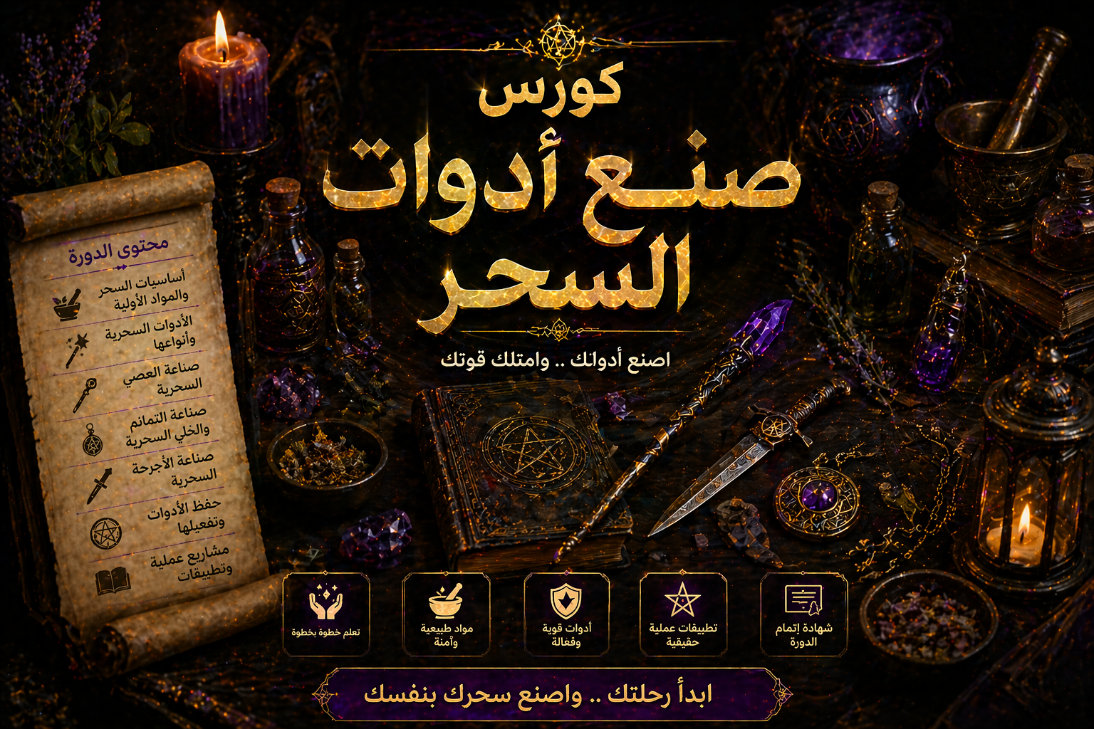 كورس صنع أدوات السحر