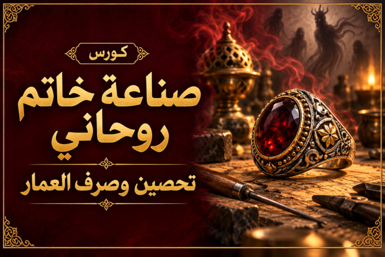 صناعة خاتم روحانى تحصين وصرف العمار