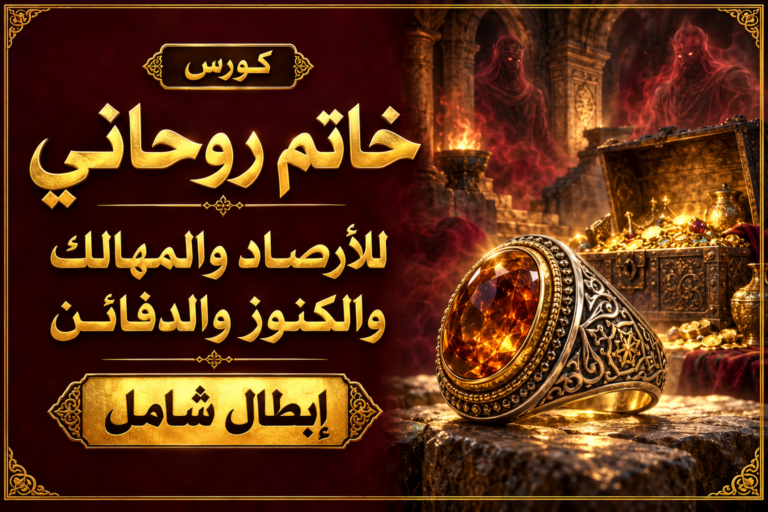 خاتم روحانى للارصاد والمهالك والكنوز والدفاين ابطال شامل