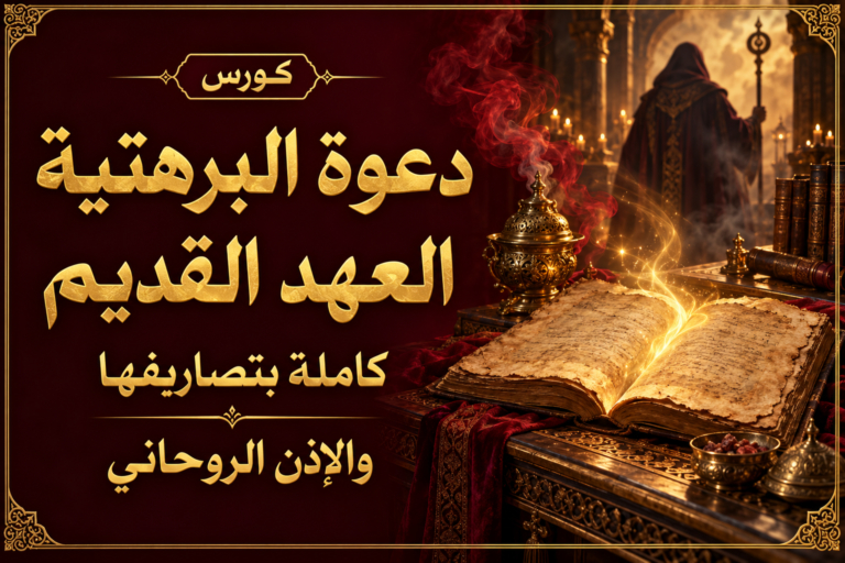 دعوة البرهتية — العهد القديم ✨ كاملة بتصاريفها والإذن الروحاني