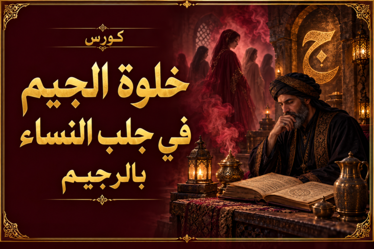 خلوة الجيم فى جلب النساء بالرجيم